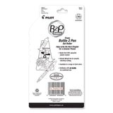 Pilot® B2P Bottle-2-Pen Recycled Gel Pen, Retractable, Fine 0.7 mm, Assorted Ink and Barrel Colors, 4/Pack (PIL36620)