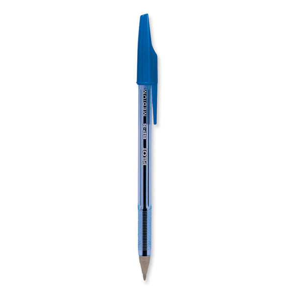 Pilot® Better Ballpoint Pen, Stick, Medium 1 mm, Blue Ink, Translucent Blue Barrel, Dozen (PIL36711)