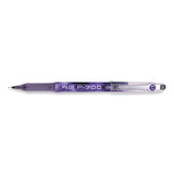 Pilot® Precise P-700 Gel Pen, Stick, Fine 0.7 mm, Purple Ink, Purple Barrel, Dozen (PIL38621)