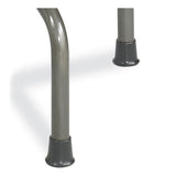 Safco® Diesel Low Base Stool, Backless, Supports Up to 250 lb, 16" to 22" High Black Seat, Pewter Base, Ships in 1-3 Business Days (SAF6669) Each
