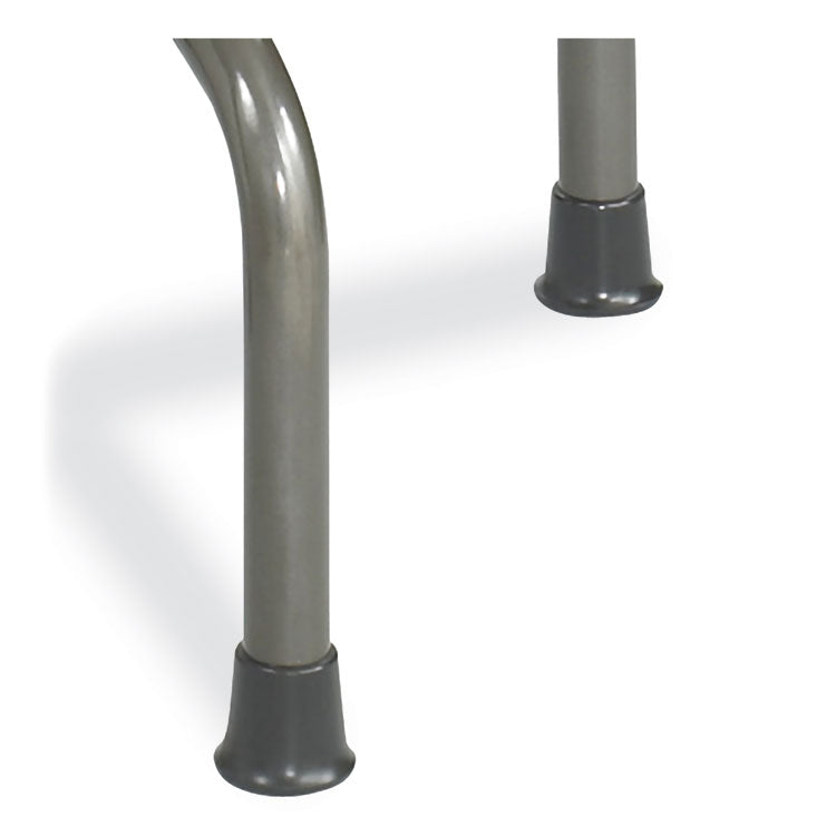 Safco® Diesel Low Base Stool, Backless, Supports Up to 250 lb, 16" to 22" High Black Seat, Pewter Base, Ships in 1-3 Business Days (SAF6669) Each