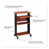Safco® Muv Standing Desk, 29.5" x 22" x 45", Cherry, Ships in 1-3 Business Days (SAF1923CY)