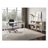 Safco® Shell Desk Chair, Supports Up to 275 lb, 17" to 20" Seat Height, Black Seat/Back, Black Base, Ships in 1-3 Business Days (SAF7013BL) Each