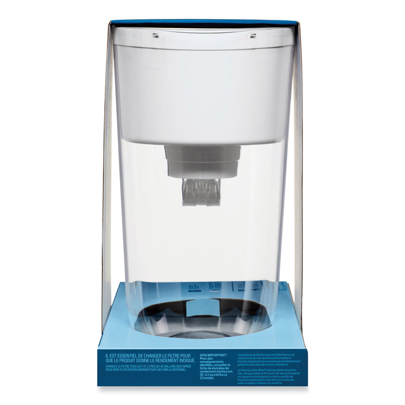 Brita Tahoe Water Pitcher with Standard Filter, 10 Cups, Clear, 2/Carton (CLO50684CT) Case of 2