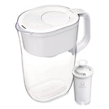 Brita Tahoe Water Pitcher with Standard Filter, 10 Cups, Clear, 2/Carton (CLO50684CT) Case of 2