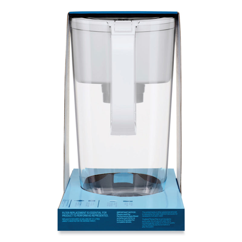 Brita Tahoe Water Pitcher with Standard Filter, 10 Cups, Clear, 2/Carton (CLO50684CT) Case of 2