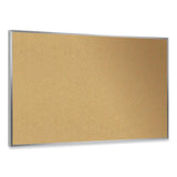 Ghent Natural Cork Bulletin Board with Frame, 60.5 x 48.5, Tan Surface, Oak Frame, Ships in 7-10 Business Days (GHEWK45)