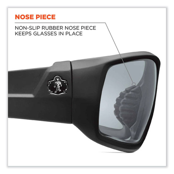 ergodyne® Skullerz Odin Safety Glasses, Black Nylon Impact Frame, AntiFog Indoor/Outdoor Polycarbonate Lens, Ships in 1-3 Business Days (EGO50483)