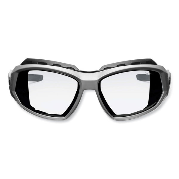 ergodyne® Skullerz Loki Safety Glasses/Goggles, Matte Gray Nylon Impact Frame, Anti-Fog Clear Polycarb Lens, Ships in 1-3 Business Days (EGO56103) Each