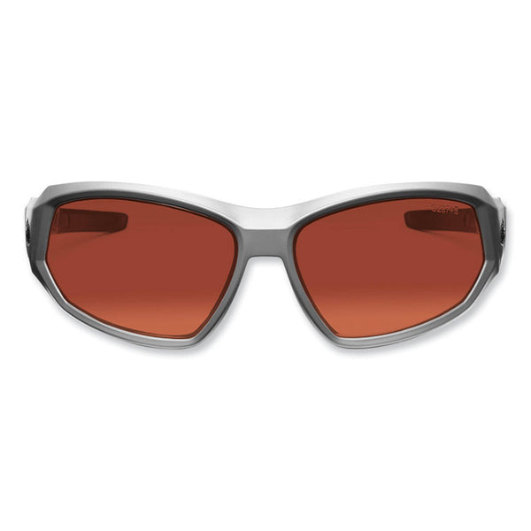 ergodyne® Skullerz Loki Safety Glasses/Goggles, Gray Nylon Impact Frame, Polarized Copper Polycarb Lens, Ships in 1-3 Business Days (EGO56121) Each