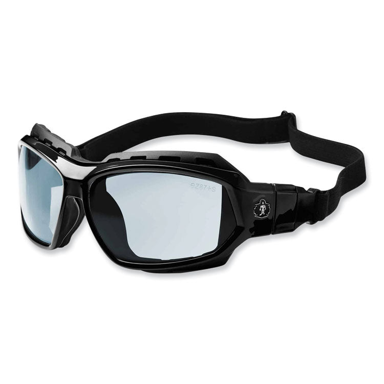 ergodyne® Skullerz Loki Safety Glasses/Goggles, Black Nylon Impact Frame, AntiFog Indr/Outdr Polycarb Lens, Ships in 1-3 Business Days (EGO56083) Each