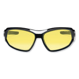 ergodyne® Skullerz Loki Safety Glasses/Goggles, Black Nylon Impact Frame, Yellow Polycarbonate Lens, Ships in 1-3 Business Days (EGO56050) Each