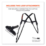 ergodyne® Squids 3132 Barcode Scanner Lanyard Harness, Large: 20" Arm Strap, 43" Lanyard Strap, Hi-Vis Lime, Ships in 1-3 Business Days (EGO19134) Each