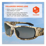 ergodyne® Skullerz Odin Safety Glasses, Kryptek Highlander Nylon Impact Frame, Polarized Smoke Lens, Ships in 1-3 Business Days (EGO50331) Each