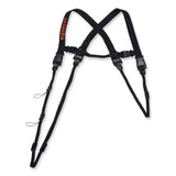ergodyne® Squids 3132 Barcode Scanner Lanyard Harness, Large: 20" Arm Strap, 43" Long Lanyard Strap, Black, Ships in 1-3 Business Days (EGO19164) Each