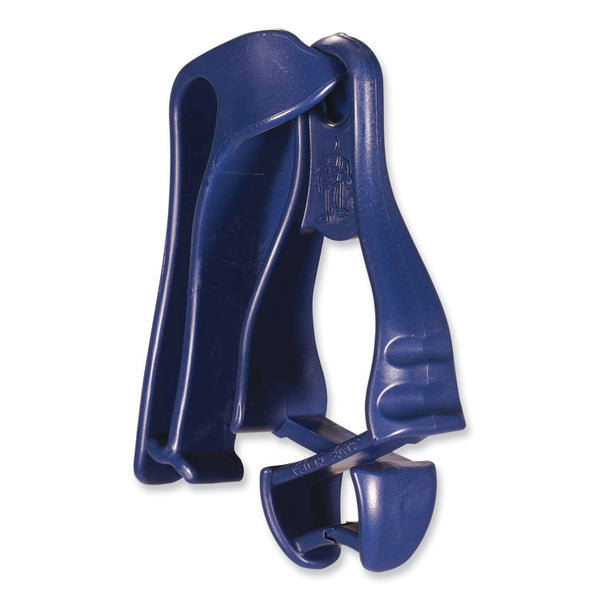 ergodyne® Squids 3405MD Metal Detectable Belt Clip Glove Clip Holder, 1x1x6, Acetal Copolymer, Deep Blue, Ships in 1-3 Business Days (EGO19142) Each