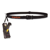 ergodyne® Squids 3135 Barcode Scanner Belt with Hook + Adaptor Strap, Large: 48" to 80" Long, Black, Ships in 1-3 Business Days (EGO19168) Each
