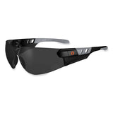 ergodyne® Skullerz Saga Frameless Safety Glasses, Matte Black Nylon Impact Frame, Smoke Polycarbonate Lens, Ships in 1-3 Business Days (EGO59130) Each