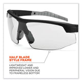 ergodyne® Skullerz Skoll Safety Glasses, Black Nylon Impact Frame, AntiFog, Indoor/Outdoor Polycarbon Lens, Ships in 1-3 Business Days (EGO59083) Each