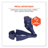 ergodyne® Squids 3400MD Metal Detectable Dual Clip Glove Clip Holder, 1x1x6.5, Acetal Copolymer, Deep Blue, Ships in 1-3 Business Days (EGO19132) Each