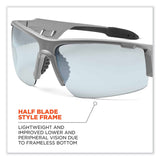 ergodyne® Skullerz Dagr Safety Glasses, Matte Gray Nylon Impact Frame, Indoor/Outdoor Polycarbonate Lens, Ships in 1-3 Business Days (EGO52180) Each