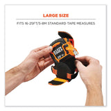 ergodyne® Squids 3770 Belt Clip Tape Measure Holder, Large, 3.62 x 7.25 x 2.5, Polyester, Orange, Ships in 1-3 Business Days (EGO19770) Each