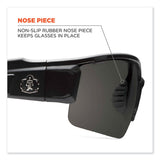 ergodyne® Skullerz Dagr Safety Glasses, Matte Gray Nylon Impact Frame, Anti-Fog Smoke Polycarbonate Lens, Ships in 1-3 Business Days (EGO52133) Each