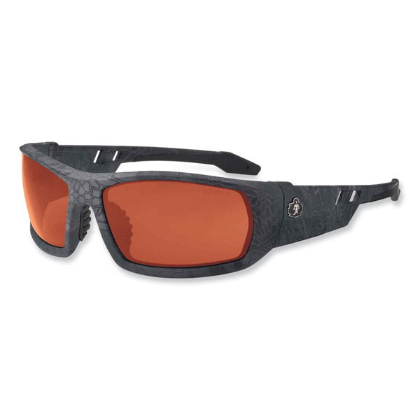 ergodyne® Skullerz Odin Safety Glasses, Kryptek Typhon Nylon Impact Frame, Copper Polycarbonate Lens, Ships in 1-3 Business Days (EGO50520)