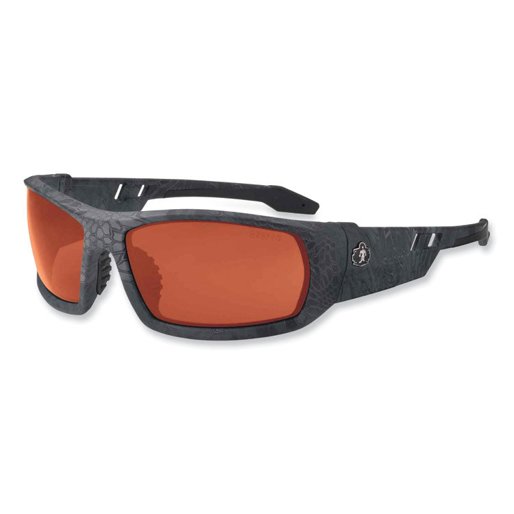 ergodyne® Skullerz Odin Safety Glasses, Kryptek Typhon Nylon Impact Frame, Copper Polycarbonate Lens, Ships in 1-3 Business Days (EGO50520) Each