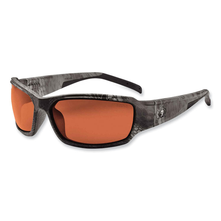 ergodyne® Skullerz Thor Safety Glasses, Kryptek Tyhpon Nylon Impact Frame, Polarized Copper Polycarb Lens, Ships in 1-3 Business Days (EGO51321) Each