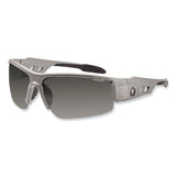 ergodyne® Skullerz Dagr Safety Glasses, Matte Gray Nylon Impact Frame, Anti-Fog Smoke Polycarbonate Lens, Ships in 1-3 Business Days (EGO52133) Each