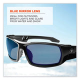 ergodyne® Skullerz Odin Safety Glasses, Black Nylon Impact Frame, Blue Mirror Polycarbonate Lens, Ships in 1-3 Business Days (EGO50092) Each