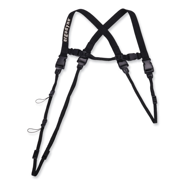 ergodyne® Squids 3132 Barcode Scanner Lanyard Harness, Small: 13" Arm Strap, 32" Long Lanyard Strap, Black, Ships in 1-3 Business Days (EGO19163) Each