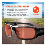 ergodyne® Skullerz Odin Safety Glasses, Black Nylon Impact Frame, Polarized Copper Polycarbonate Lens, Ships in 1-3 Business Days (EGO50021) Each