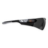 ergodyne® Skullerz Saga Frameless Safety Glasses, Black Nylon Impact Frame, Anti-Fog Smoke Polycarb Lens, Ships in 1-3 Business Days (EGO59133) Each