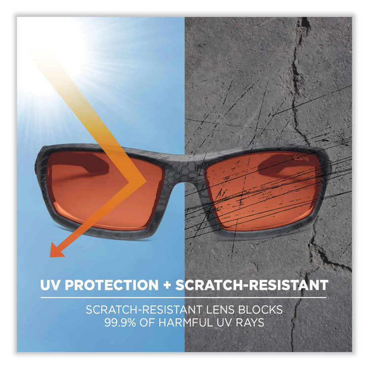 ergodyne® Skullerz Odin Safety Glasses, Kryptek Typhon Nylon Impact Frame, Polarized Copper Polycarb Lens, Ships in 1-3 Business Days (EGO50521) Each