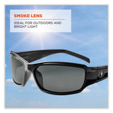 ergodyne® Skullerz Thor Safety Glasses, Black Nylon Impact Frame, Smoke Polycarbonate Lens, Ships in 1-3 Business Days (EGO51030) Each