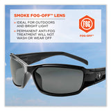 ergodyne® Skullerz Thor Safety Glasses, Black Nylon Impact Frame, Anti-Fog Smoke Polycarbonate Lens, Ships in 1-3 Business Days (EGO51033) Each