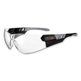 ergodyne® Skullerz Saga Frameless Safety Glasses, Black Nylon Impact Frame, Anti-Fog Clear Polycarb Lens, Ships in 1-3 Business Days (EGO59103) Each