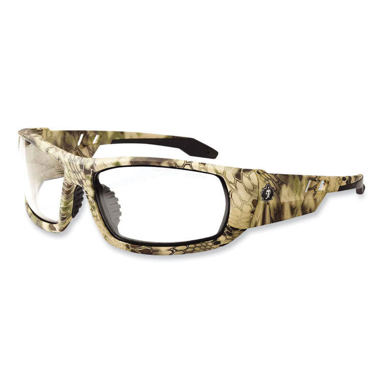 ergodyne® Skullerz Odin Safety Glasses, Kryptek Highlander Nylon Impact Frame, Anti-Fog Clear Lens, Ships in 1-3 Business Days (EGO50303) Each
