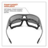 ergodyne® Skullerz Odin Safety Glasses, Matte Gray Nylon Impact Frame, Polarized Smoke Polycarbonate Lens, Ships in 1-3 Business Days (EGO50131) Each