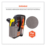 ergodyne® Squids 5541 Handheld Barcode Scanner Holster w/Belt Clip, 2 Comp, 2.75 x 3.5 x 7.3, Polyester,Gray,Ships in 1-3 Business Days (EGO19182) Each