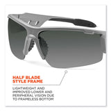 ergodyne® Skullerz Dagr Safety Glasses, Matte Gray Nylon Impact Frame, Anti-Fog Smoke Polycarbonate Lens, Ships in 1-3 Business Days (EGO52133) Each