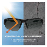 ergodyne® Skullerz Dagr Safety Glasses, Matte Black Nylon Impact Frame, Smoke Polycarbonate Lens, Ships in 1-3 Business Days (EGO52430) Each