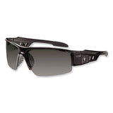 ergodyne® Skullerz Dagr Safety Glasses, Black Nylon Impact Frame, Anti-Fog Smoke Polycarbonate Lens, Ships in 1-3 Business Days (EGO52033) Each