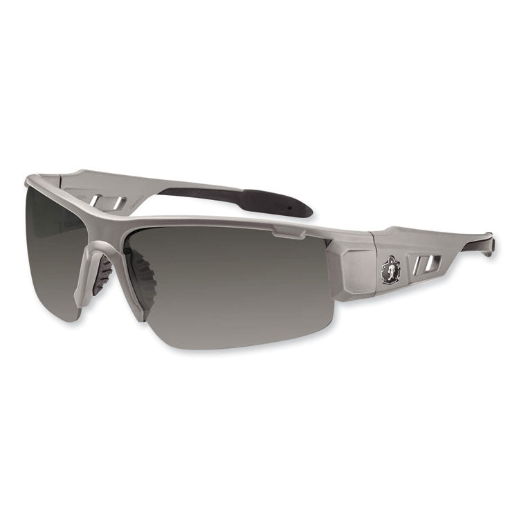 ergodyne® Skullerz Dagr Safety Glasses, Matte Gray Nylon Impact Frame, Polarized Smoke Polycarbonate Lens, Ships in 1-3 Business Days (EGO52131) Each