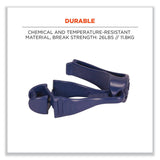 ergodyne® Squids 3405MD Metal Detectable Belt Clip Glove Clip Holder, 1x1x6, Acetal Copolymer, Deep Blue, Ships in 1-3 Business Days (EGO19142) Each