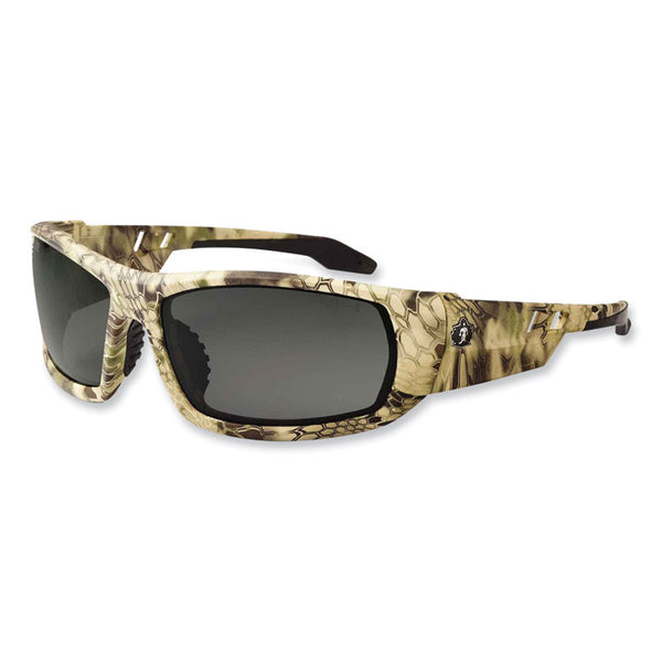 ergodyne® Skullerz Odin Safety Glasses, Kryptek Highlander Nylon Impact Frame, Smoke Polycarbonate Lens, Ships in 1-3 Business Days (EGO50330) Each