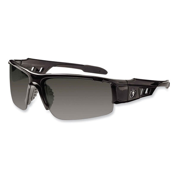 ergodyne® Skullerz Dagr Safety Glasses, Black Nylon Impact Frame, Polarized Smoke Polycarbonate Lens, Ships in 1-3 Business Days (EGO52031) Each