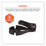 ergodyne® Squids 3405 Belt Clip Glove Clip Holder, 1 x 1 x 6, Acetal Copolymer, Black, Ships in 1-3 Business Days (EGO19122) Each